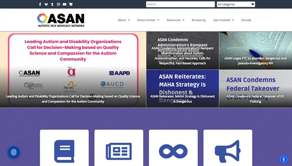 ASAN (Autistic Self Advocacy Network) Community