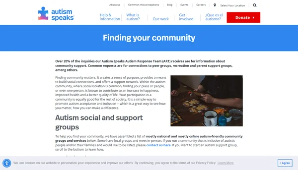 Autism Speaks Online Community