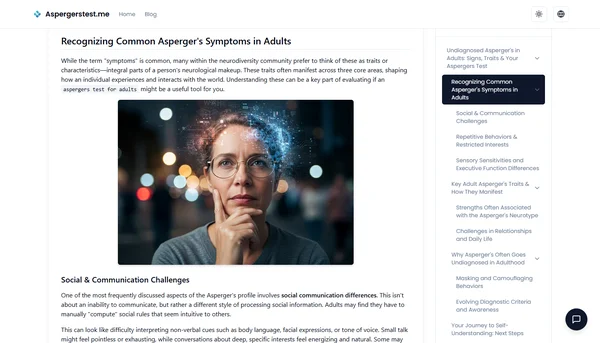Undiagnosed Aspergers in Adults: Signs, Traits & Your Aspergers Test