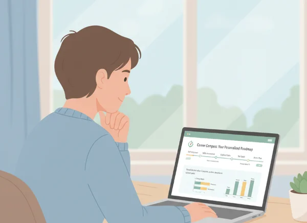 Человек планирует карьеру с учетом нейродивергентных знаний