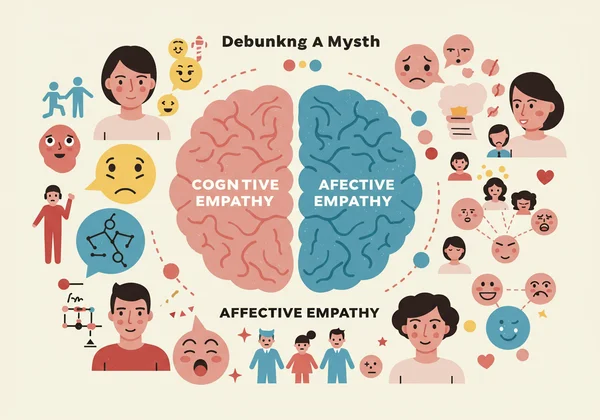 Brain representing diverse empathy processing in Asperger's.